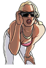GTA Gri Sticker 10cm