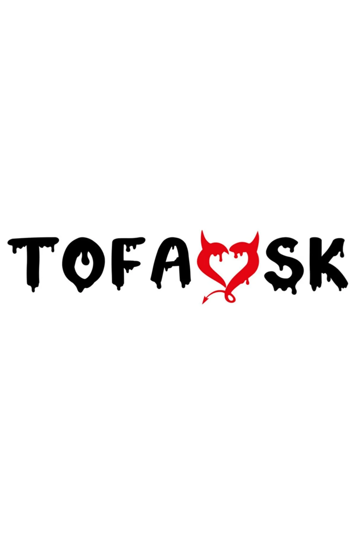 Tofaşk Şeytan Araba Sticker 10cm