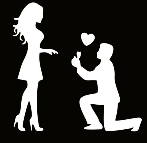 Aşk – Sevgili Oto Sticker 20cm