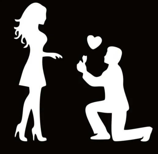 Aşk – Sevgili Oto Sticker 20cm