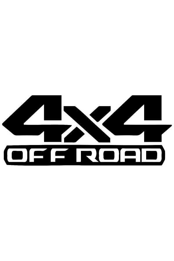 4×4 Off Road sticker 10x10cm