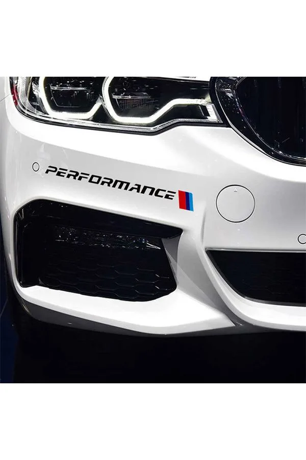 Bmw M Performance Marşbiel Yan Kapı Sticker Yapıştırma 30cm