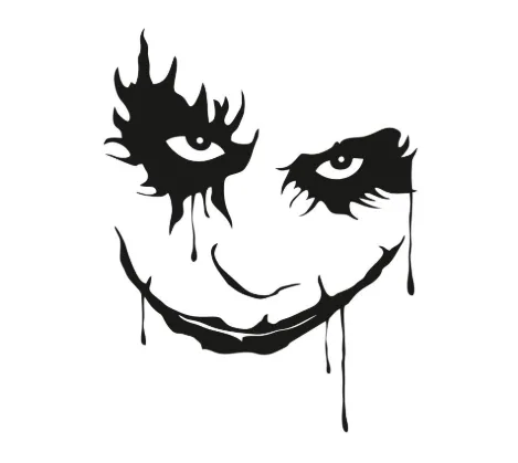 Joker Sticker 10cm