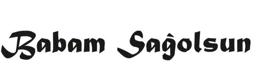 Babam Sağolsun Sticker
