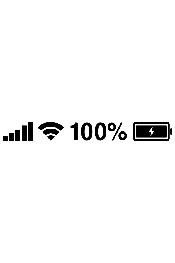 Wifi Batarya Pil Oto Sticker  10cm
